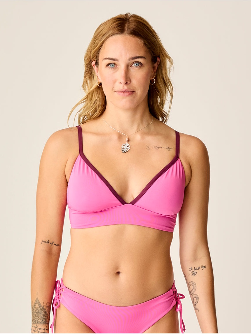 Nwt Carve Designs Stevie Reversible Top Small Hot Pink/Nirvana 8576